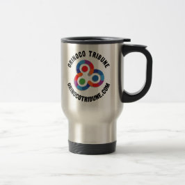 Mugg med rundad logotyp (namn + url)