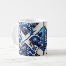 Mugg med Scottish Thistles Design