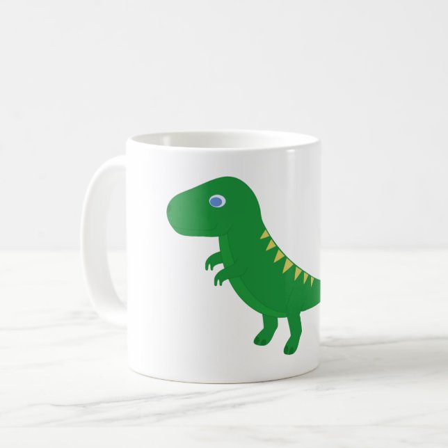 Mugg med seriefigur T-Rex (Framsida vänster)