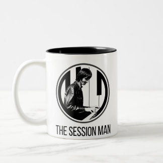 Mugg med Sessionsmannens design (b&w)