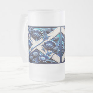 Mugg med skotsk Thistles-design, frostigt