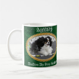 Mugg med Smiling Cavalier Agility Dog