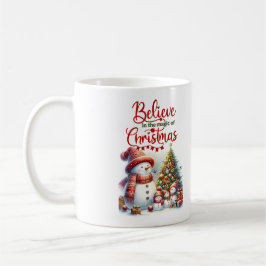 Mugg med snögubbe Tro på julens magi