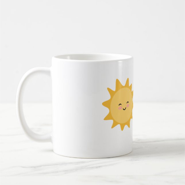 Mugg med sol och morgonönskan (Vänster)