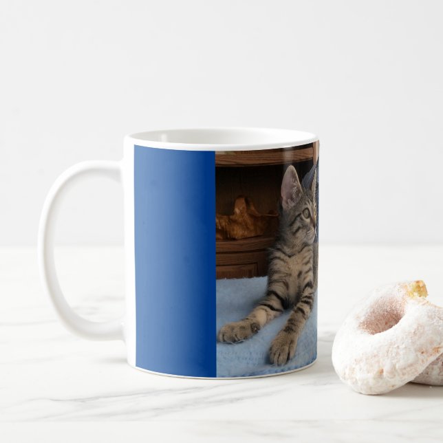Mugg med söt kattunge (Med munk)