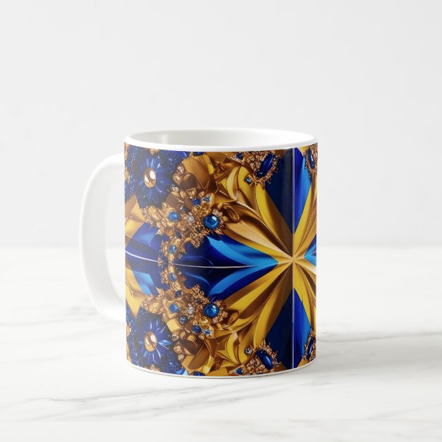 Mugg med Sverige Färg Design (Framsida vänster)