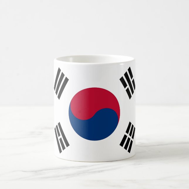 Mugg med Sydkoreas Flagga (Center)