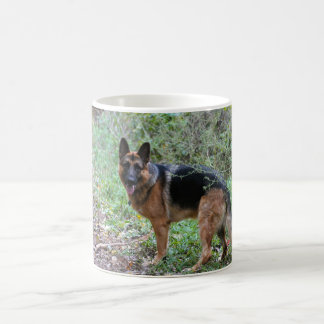 Mugg med tysk schäferhund