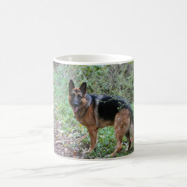 Mugg med tysk schäferhund (Center)