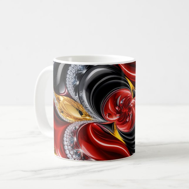 Mugg med tyska Färg Design (Framsida vänster)