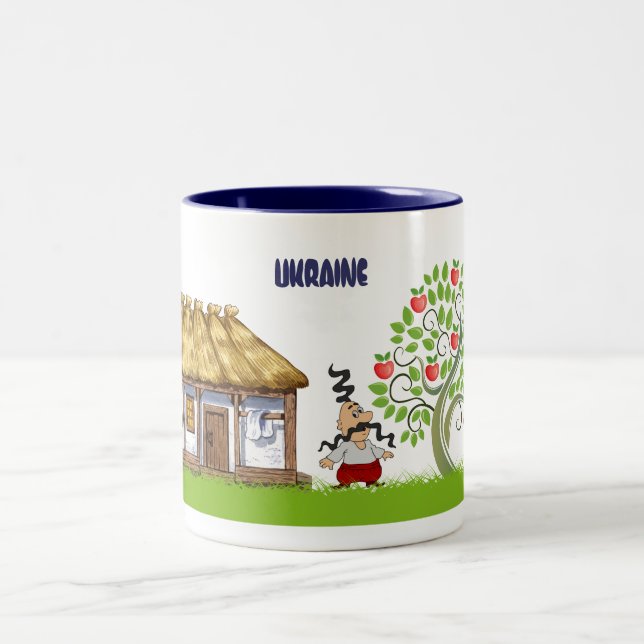 Mugg med ukrainska cossacks (Center)