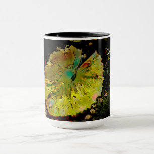 Mugg med utökad Vatten Lily Pod Löv