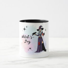 Mugg med utseendet av en Cute Witch: Magic in All