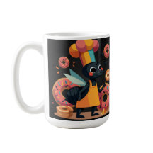 Mugg med vackra kakor