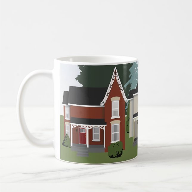 Mugg med Victorian House Design (Vänster)