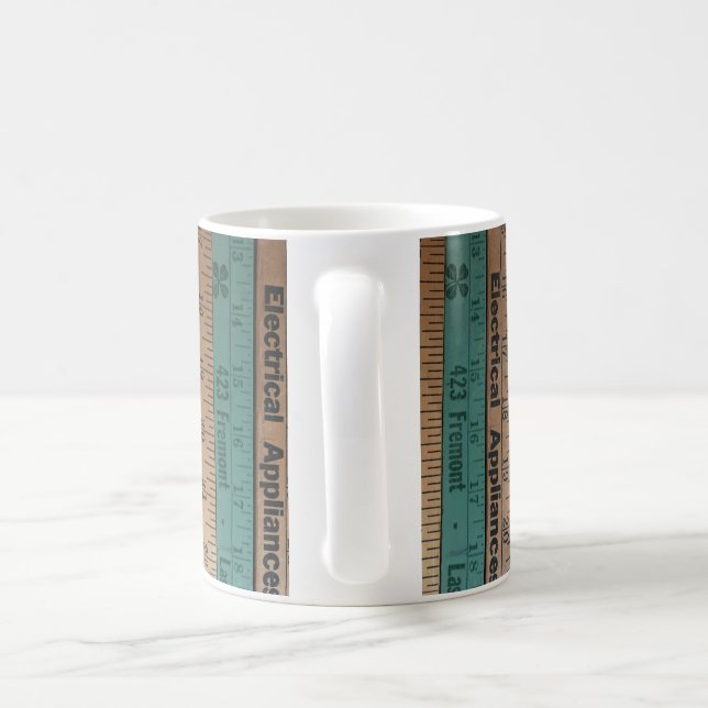 Mugg med Vintage-mätsticks (Handtag)
