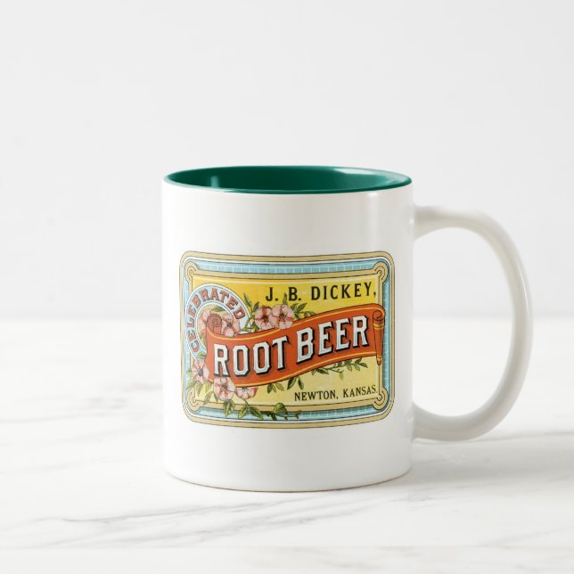 Mugg med vintageläskedryck smaksatt med (Höger)