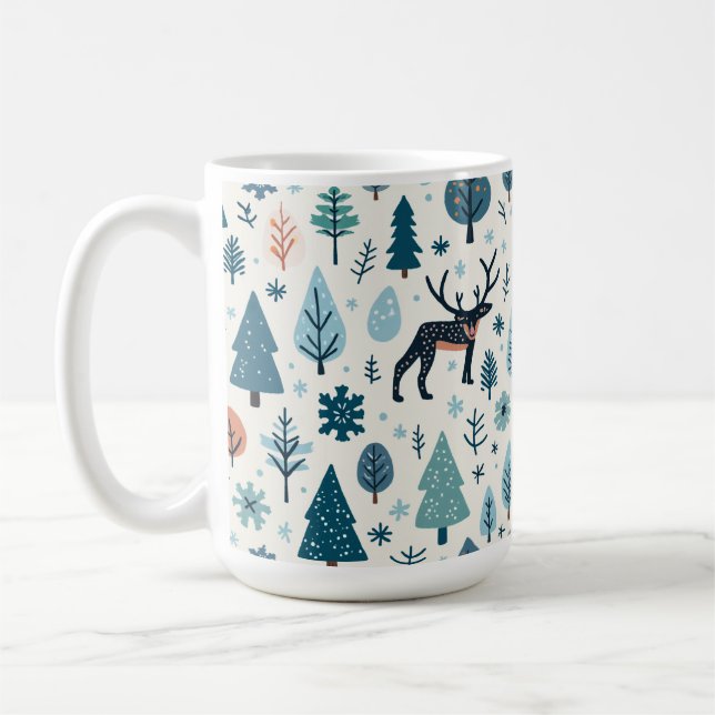 mugg med vinterrenar (Vänster)