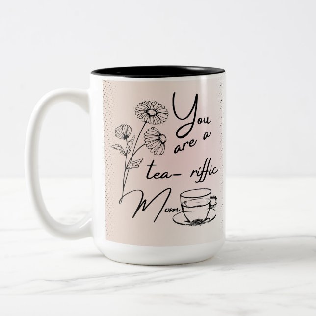 mugg, moderdag Två-Tonad mugg (Vänster)