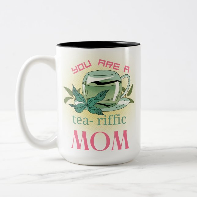 mugg, moderdag Två-Tonad mugg (Vänster)