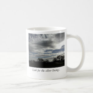 Mugg-Molnig himmel över Templeton CA Kaffemugg