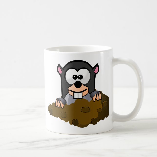 Mugg. MonogramMole. Kaffemugg (Höger)