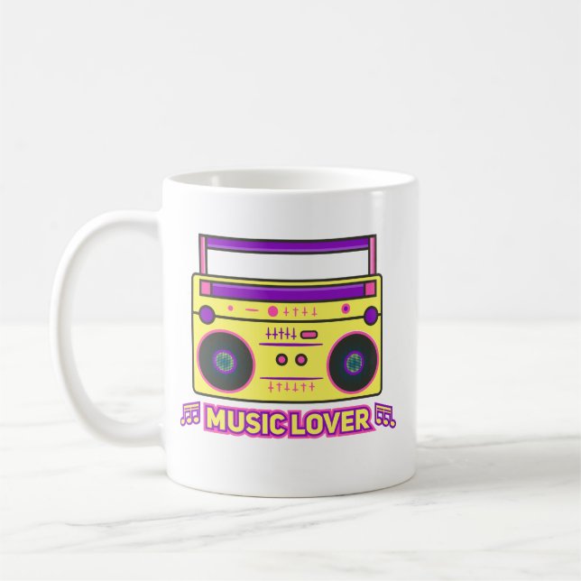 mugg Musikälskare Radio (Vänster)