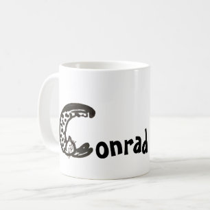 Mugg - Namn med ursprunglig Kat Brev C