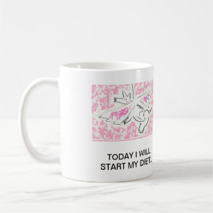 Mugg. När grisar flyger, ska jag… Kaffemugg
