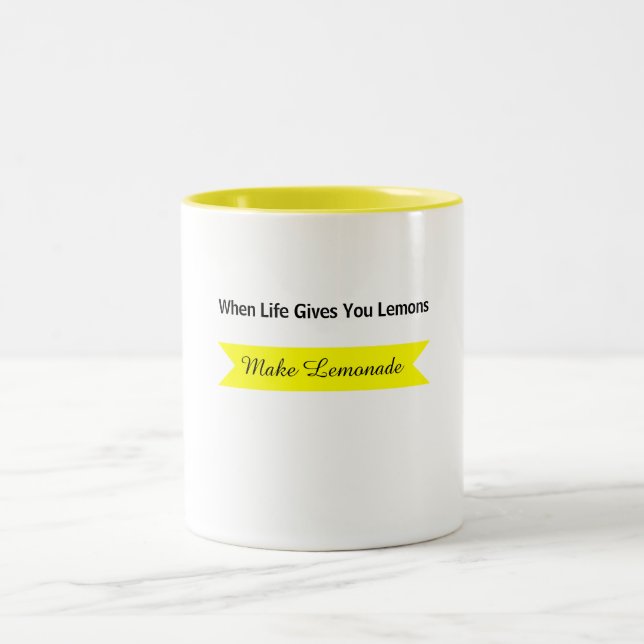 Mugg - När Livet Ger Dig Citroner Gör Citronlimpa (Center)