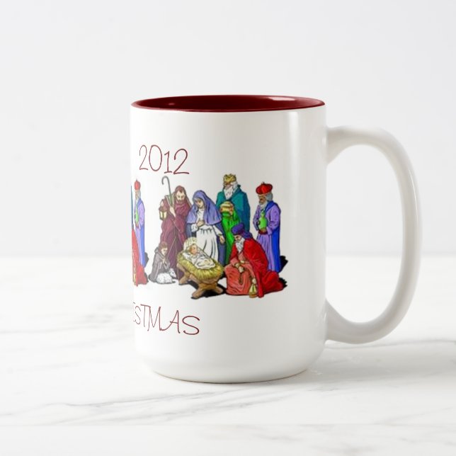 MUGG NATIVITY SCENE TRIAD PERSONLIG MERRY CHRIST (Höger)