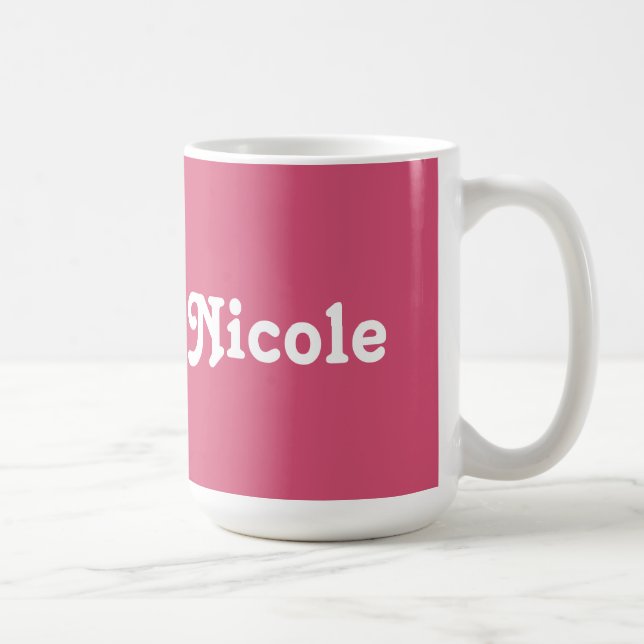 Mugg Nicole (Höger)