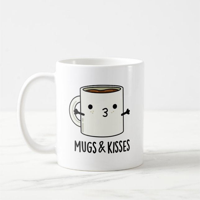 Mugg och Kisses Funny Mug Pun (Vänster)