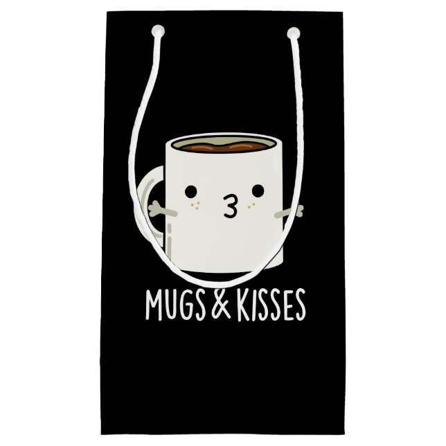Mugg och Kisses Funny Mug Pun Mörk BG (Framsidan)