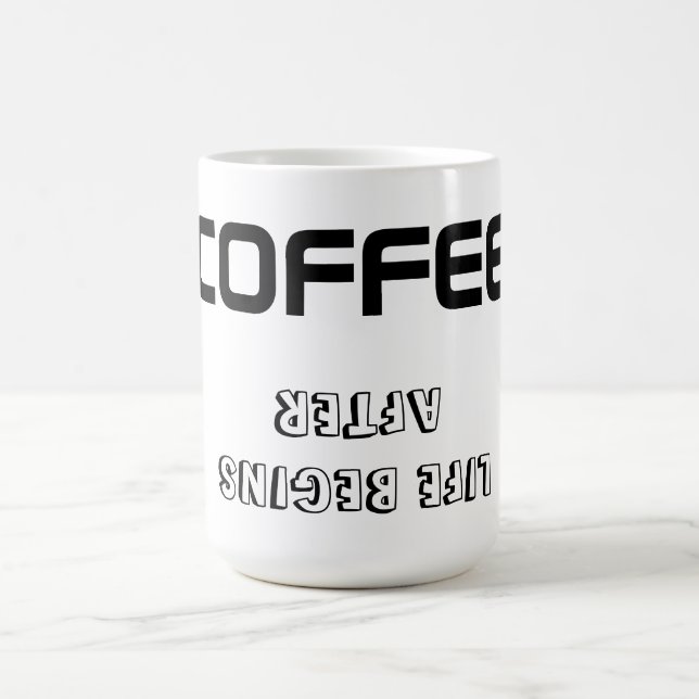 Mugg/Offert "LIFE BEGINS EFTER COFFEE" Kaffemugg (Center)