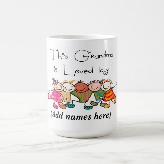 Mugg/Offerten "Grandma is älskby" Kaffemugg (Center)