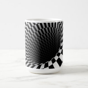 Mugg/optisk illusion kaffemugg