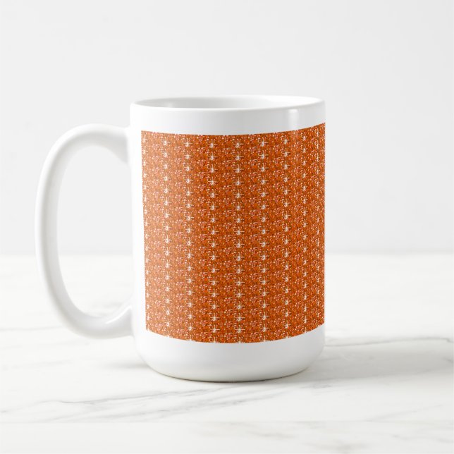 Mugg Orange Glitter (Vänster)