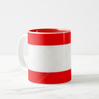 Mugg Österrikes flagga