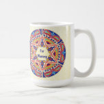 Mugg ’Paisley Dreidel’<br><div class="desc">Mugg "Paisley Dreidel". Njut av Hanukkah mugg för dig själv eller för någon på din ge lista. Roligt att fylla den med några varor, som drömmar och choklad mynt/gelt, backa med cellofan och binda den med en båge. Anpassa genom att välja ditt favoritteckensnitt stil, färg och storlekt och ersätta min...</div>
