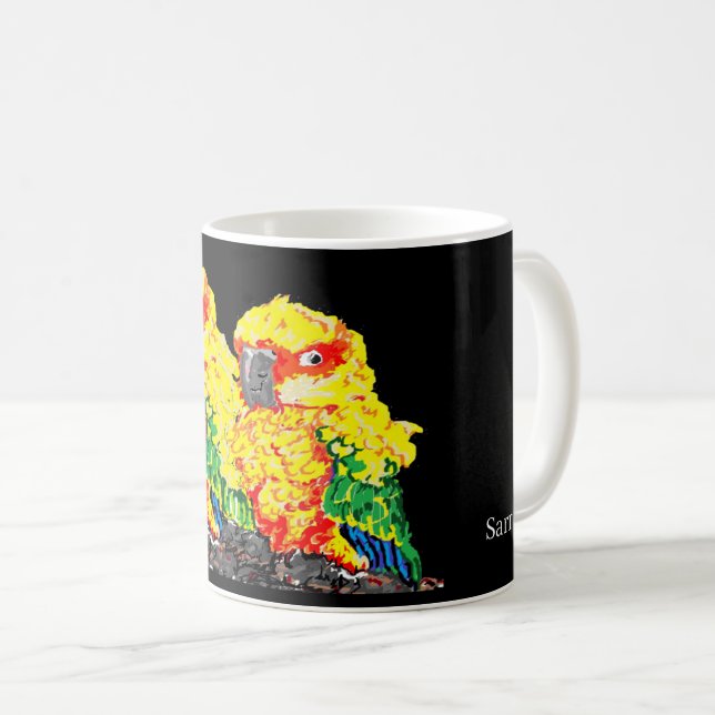 Mugg: Parrots Kaffemugg (Framsida höger)