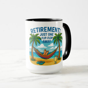 ☕ Mugg: "Pension: Bara ett steg till" Mugg