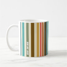 Mugg Personlig Retro Rand Miami Sherbet