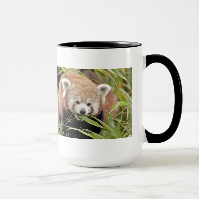 Mugg Photo red panda , djur . kaffe mugg (Höger)