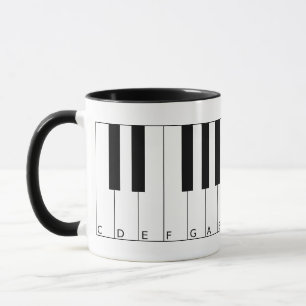 Mugg Piano Nycklar