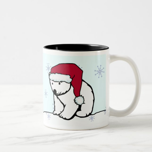 Mugg - polar björn Santa (Höger)