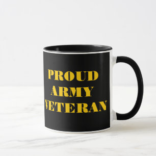 Mugg Proud Army Veteran