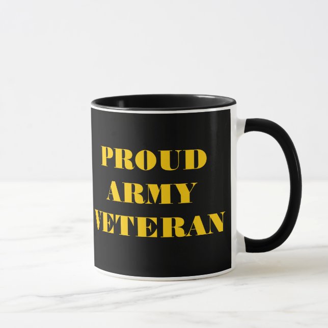 Mugg Proud Army Veteran (Höger)