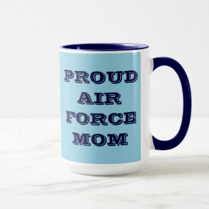 Mugg Proud Luft Force Mamma