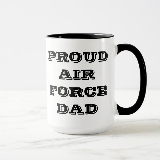 Mugg Proud Luft Force Pappa (Höger)